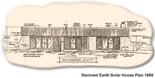 Rammed Earth Solar House Plan 1680