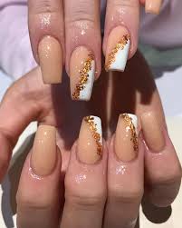 40 gold foil nails you will love to