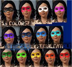 mod the sims 13 burglar masks