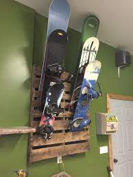 Snowboard Rack Diy Skateboard Rack