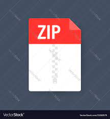 zip file icon for web background design