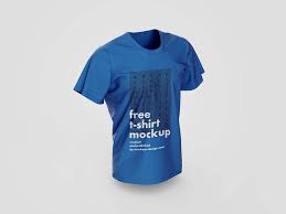 free freestanding t shirt mockup psd