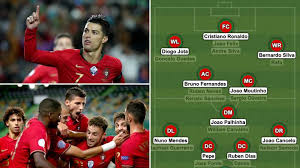 Você encontrará produtos novos ou usados em portugal euro no ebay. Cristiano Ronaldo Bruno Fernandes And Bernardo Silva Are Headline Names In Portugal S Euro 2020 Squad