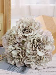 10pcs artificial peonies silk flowers