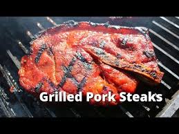 grilled pork steak recipe you