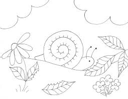 You are viewing some inchworm sketch templates click on a template to sketch over it and color it in and share with your family and friends. Snail Coloring Page Wee Folk Art