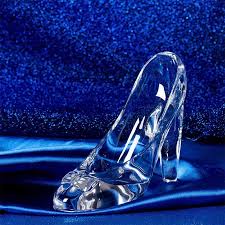 princess clear glass slipper crystal