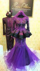 Baju pengantin warna purple gold. Baju Kahwin Warna Purple