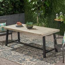 For summer parties and outdoor dining, get a table that can seat your family plus some guests. Outdoor Patio Table Wayfair