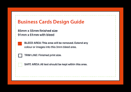 business card size ireland uk