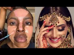 indian bridal makeup transformation