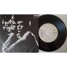 Tengo derecho (i got a right) (spanish 1978 original 2-trk w/label 7single  promo on rca lbl great ps) de Iggy Pop / David Bowie, 45T x 1 chez  gmvrecords - Ref:120487065