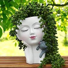 Face Planter Face Planters Pots Head