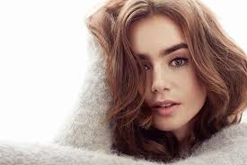 lily collins flawless skin