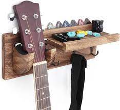 Guitar Wall Hanger Rack Shelf Wood