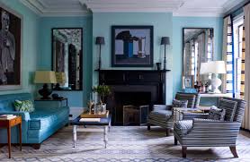 turquoise living room interior design