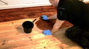 how to stain a wooden floor pro method