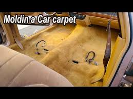 how to mold a car carpet like original