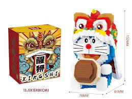 Bộ đồ chơi xếp hình Lego Doraemon Kỳ Lân - 13x8cm - 1140pcs