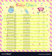 Baby Chart For Moms Colorful