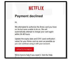 Maybe you would like to learn more about one of these? Beware This Netflix Credit Card Scam