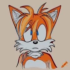 Tails the fox dressed as a super hero, comic book style, close up, digital  art on Craiyon