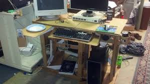 Cool diy computer desk for home office, small creative diy computer desk on closets, gaming computer desk, ikea computer desk ~ home. New Homemade Computer Desk Album On Imgur