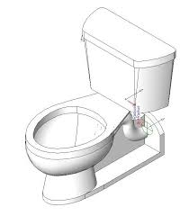 Barrington toilet repair parts by kohler. Toilet Bag 3d Dwg Model For Autocad Designs Cad