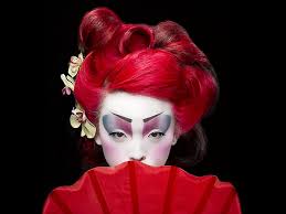 geisha red look female range