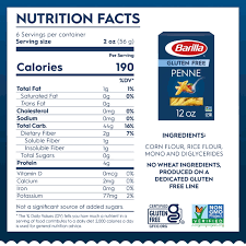 barilla gluten free penne pasta 12 oz