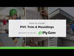 how to install pvc trim mouldings