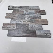 Art3d Wood Look Dark Grey Tones 13 5 In