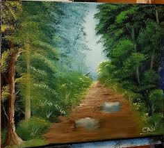Oil Painting Landscape Painting Woods