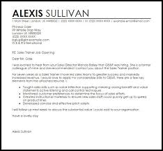 Customer Service Trainer Cover Letter Personal Trainer Cover