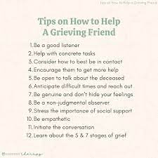 how to help someone who is grieving 15