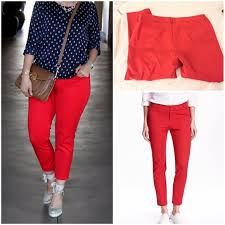 Euc Red Pixie Pants Plus Size 20