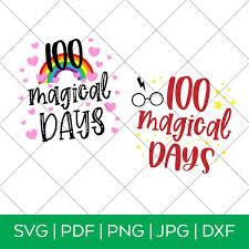Created about 3 months ago. 100 Magical Days Svg Bundle 100th Day Of School Pineapple Paper Co