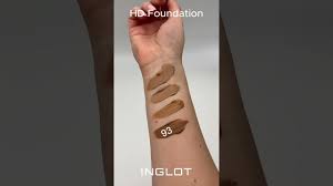 inglot foundation swatches you