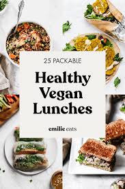 25 packable healthy vegan lunches for