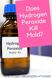 does hydrogen peroxide kill black mold