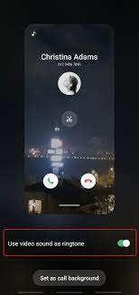 call background options