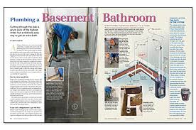 How your plumbing system works these pictures of this page are about:bathroom toilet plumbing layout. Plumbing A Basement Bathroom Fine Homebuilding