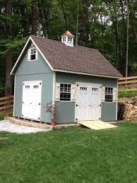 Garden Shed With Transom Doors