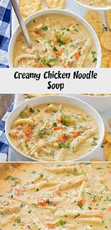 Pour the chicken broth and soup on top. Creamy Chicken Noodle Soup Made With Reames Homestyle Egg Noodles Ad Foodanddri Creamy Chicken Noodle Soup Soup Recipes Chicken Noodle Ranch Chicken Recipes