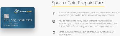 Spectrocoin Debit Card Review Bitcoin Card Comparison 2018