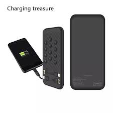10000mah Usb Portable Suction Cup Power Bank External Black Light Weight Compact Size Battery Charger For I Phone 8 Powerbank Power Bank Aliexpress