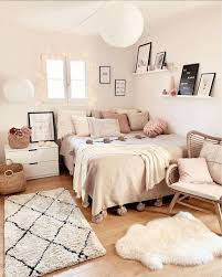 small bedroom with large furniture