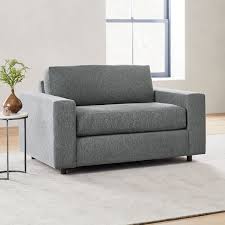 Easyfashion black twin size loveseat convertible sofa bed sleeper faux leather cama plegable. Urban Chair And A Half Twin Sleeper
