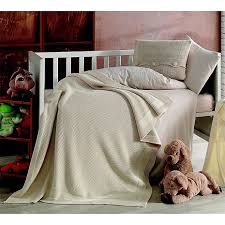 Crib Bedding Set In Beige