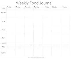 Best Food Journal Printable Ideas On Free Daily Form Ary Log